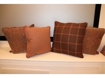 Set Of 4 Decorative Throw Pillows
