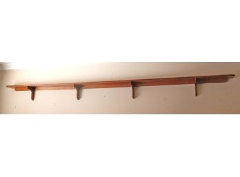 Long Wall Shelf 134' Long Great To Display Your Collectibles
