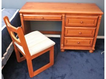 Bellini Wood Desk With Chair And Nightstand