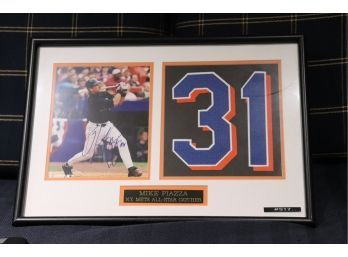 Autographed Mike Piazza Picture #31 With COA From Memories