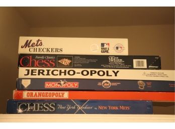 Board Games Includes Mets Monopoly, Chess Games And Orangeopoly