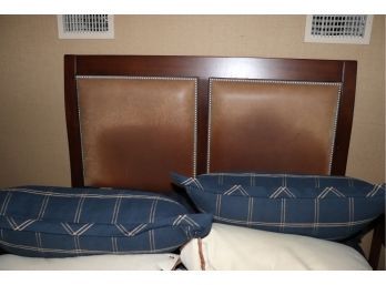 Full Size Bed Includes Custom Headboard, Frame, Mattress And Bedding