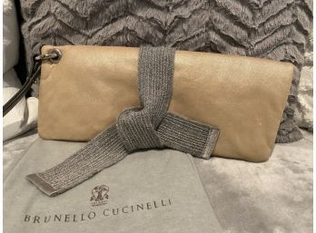 Brunello  Cucinelli Fabulous Soft Leather Clutch