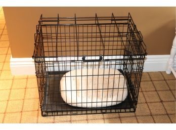 Small Dog Crate With Assorted Accessories