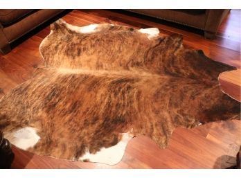 Cowhide Rug Approximately 88' L X 88' W