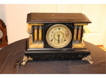 Vintage Mantle Clock Gilbert Clock Company Winsted Conn USA