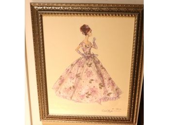 Robert Best Barbie Fashion Model Collection Print Framed With COA 2080/5000