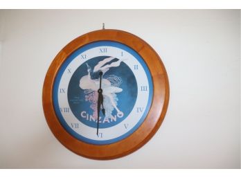 28' D Cinzano Dry Extra Brut Wall Clock