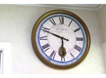 Timeworks By Uttermost 18' Decorative Wall Clock Battery Operated
