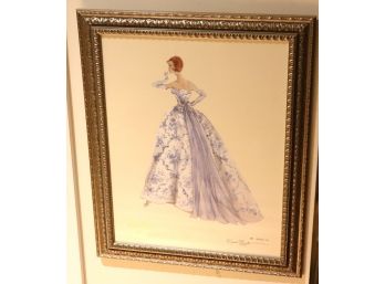 Robert Best Barbie Fashion Model Collection Print Framed With COA 1959/3000
