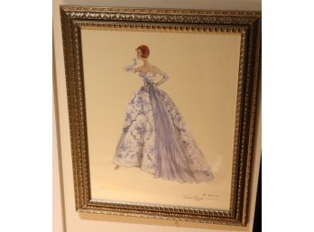 Robert Best Barbie Fashion Model Collection Print Framed With COA 1958/3000