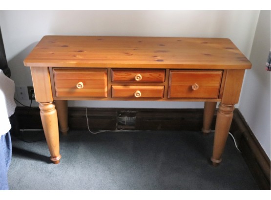 Solid Pine Wood Desk/ Console