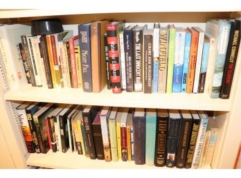 Lot Of Assorted Books Titles Include Water For Elephants, Night Fall, The Closers, & More