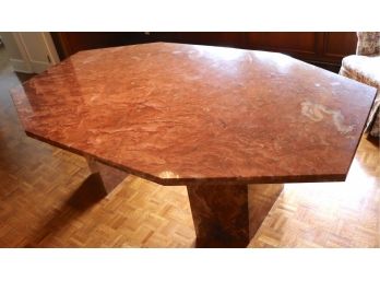Large Solid Marble Dining Room Table