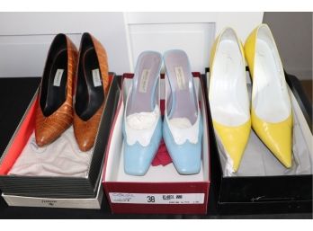 Women's Shoes Includes Bruno Magli, Giuseppe Zanotti & Mauri Made In Italy Sizes 8 - 8.5