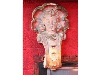 Vintage Shabby Chic Plaster Wall  Sconce