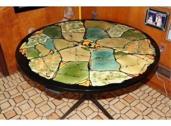 42 'Round 'Glamourama' Psychedelic Effect Table Designed By S. Ronald Barnette