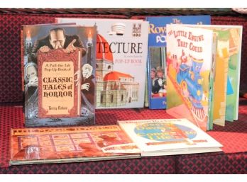 Vintage Children's Pop Up Books Includes The Royal Family, Classic Tales Of Horror & The Magic ToyShop