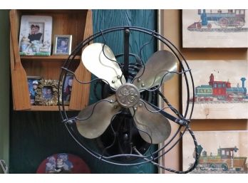 Vintage 13'  General Electric Fan Good Working Condition!