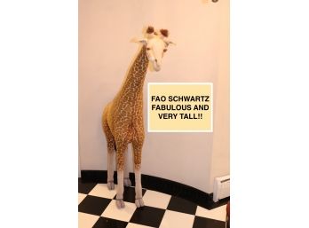 Vintage FAO Schwarz Life Size Baby Giraffe
