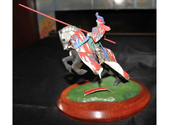 Highly Detailed Hand Painted Heraldic Miniatures Metal Knights Signed Brian Rodden No. 14/1988