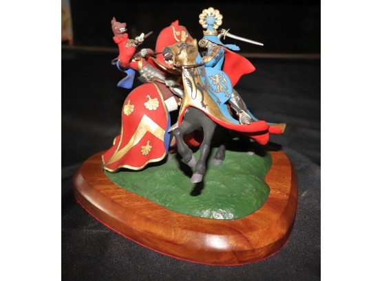 Highly Detailed Hand Painted Heraldic Miniatures Metal Knights Signed Brian Rodden No. 8/1989