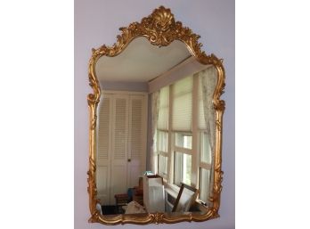 Antique Gilded Carved Wall Mirror