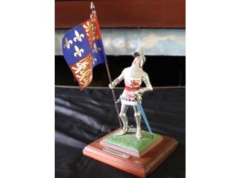 Highly Detailed Hand Painted Heraldic Miniatures Metal Knights Signed Brian Rodden No. 7/1988