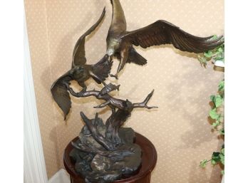 Clark Bronson Bronze Sculpture “Way Of The Eagle” Signed Limited Edition 2/40 Bronze Sculpture