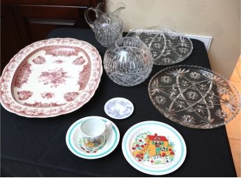 Lot Of Assorted Serving Pieces