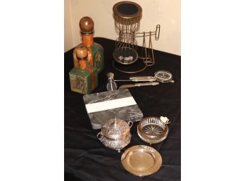 Lot Of Assorted Barware Items – Some Sterling Silver