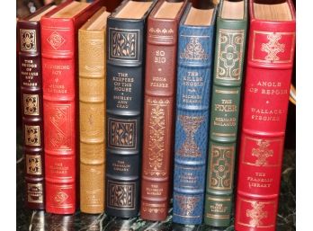 8 Vintage Leather Bound “The Franklin Library” Books