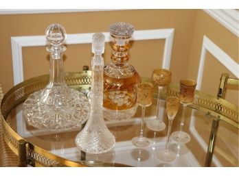 Lot Of Decorative Crystal Pieces
