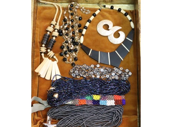 Lot Of Women's Fun Fashionable Jewelry Includes Assorted Beaded Necklaces