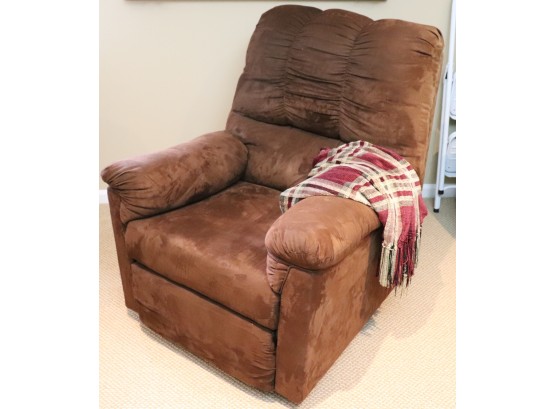 Comfortable Brown Rocking Chair / Recliner