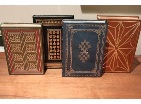 4 Signed Leather Bound, First Edition Books  The Franklin Library G Vidal, M L Settle, I Murdoch, WF BuckleyJr