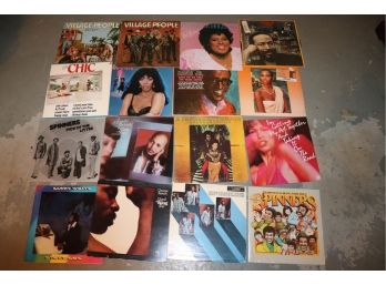 Mixed Record Lot Artist Include Village People, Spinners, Barry White, Marvin Gaye & Whitney Houston