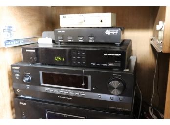 Sony AM/FM Receiver STR - DH130, TEC Loudspeaker TC-727 & Pro Connect PSSCSS4 (Cable & Denon Not)