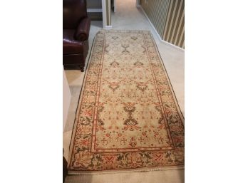 Long Handmade Runner With Religious Pattern Measures Approximately 50' W X 120' L
