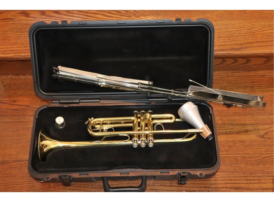 Bach TR300 Student Series Trumpet With Professional Selmer Bach Hard Shell Case
