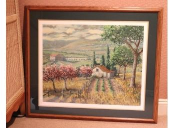 “The Orchard” By Christian Title- Framed Serigraph