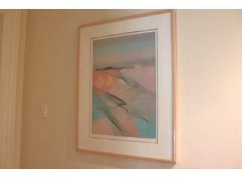 Vibrant Contemporary Framed Abstract Print