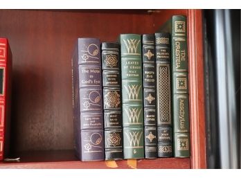 37.	6 Leather Bound Easton Press Collector’s Ed Books: Aeschylus, Martin Luther, Walt Whitman, Henry D Thoreau