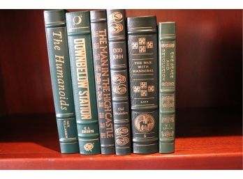 6 Vintage Easton Press Collector’s Ed. Books: J. Williamson, C. Cherryh, P. Dick, O.  Stapleton, Livy,  Lenin