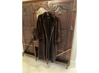 Beautiful, Quality, Ben Ric Furs, Full Length Mink Coat, Approximately Size 14
