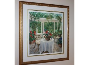 Conservatory Scene Signed Limited Edition Artwork