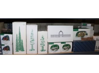Hand Painted Porcelain Dept 56 Heritage Village Collection  Assorted Village Small Accessories