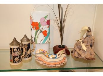 Vintage Assorted Decorative Items From All Over The World