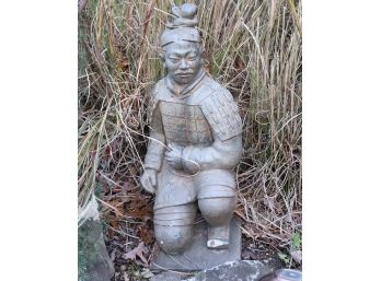 Vintage Japanese Warrior Sculpture