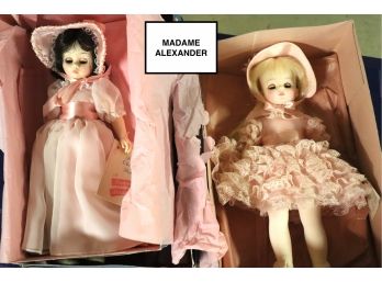 3 Vintage Madame Alexander Porcelain Dolls